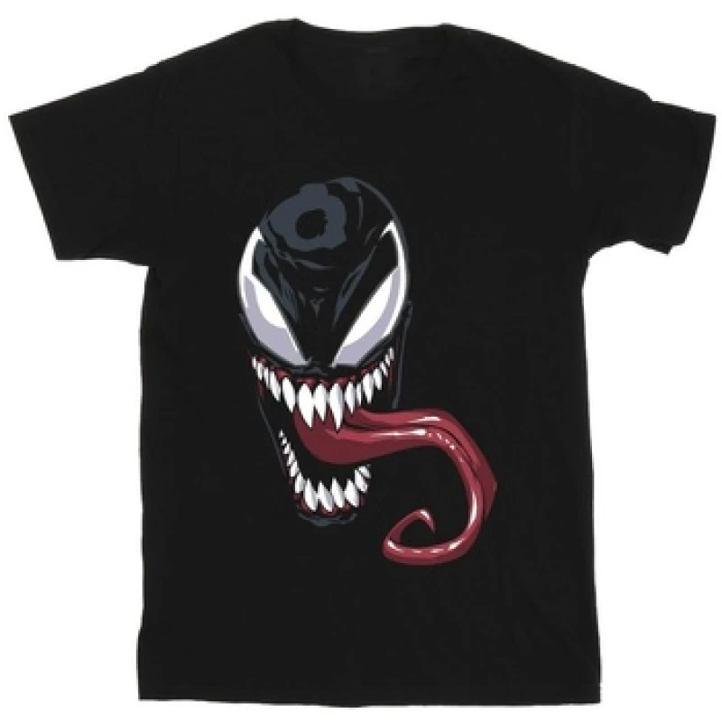 Image of Marvel Venom Face T-Shirt Black male