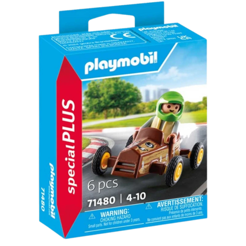 Image of Playmobil Special Plus Child with Go-Kart PLAY-71480