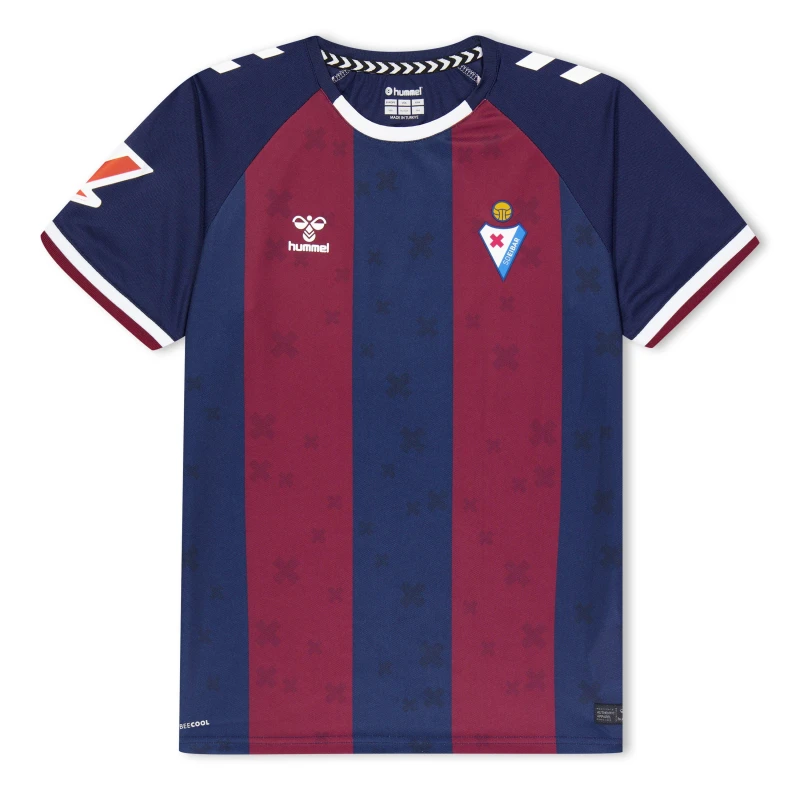 Image of Hummel Eibar Home Shirt 2024 2025 Juniors - Red Red 7 - 8 Years