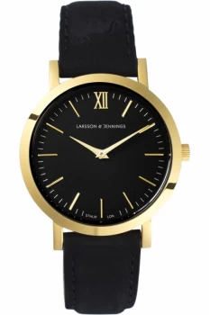 Image of Ladies Larsson & Jennings Lugano 33mm Watch LGN33-LBLK-C-Q-P-GB-O