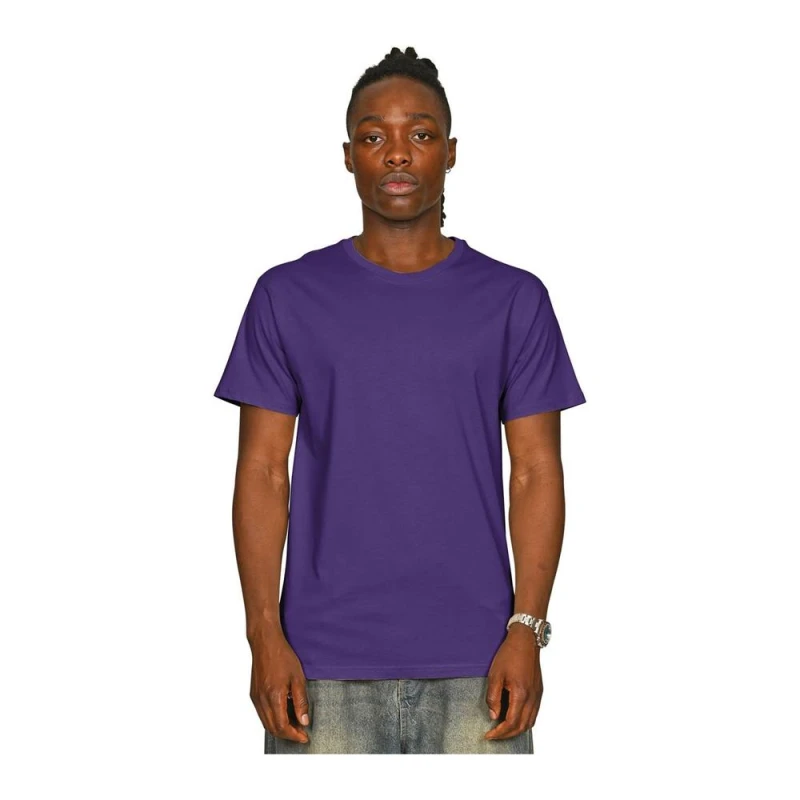 Image of Casual Classics Mens Supreme Combed T-Shirt in Purple Size: XS Purple Male XS