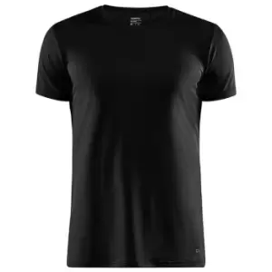 Image of Craft Mens Essential Core Dry Short-Sleeved T-Shirt (M) (Black)
