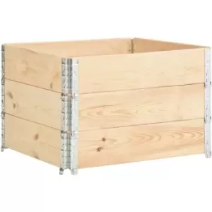 Image of Raised Beds 3 pcs 100x100cm Solid Pine Wood (310057) vidaXL - Brown