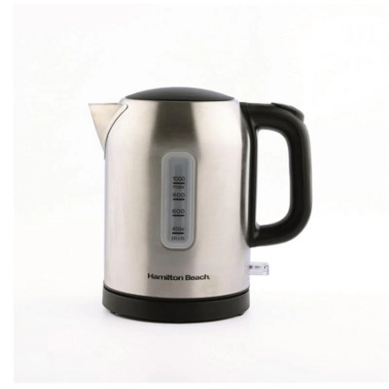 Image of Hamilton Beach, Electric Kettle, Compact, 1L, Brushed, Hb02403B1
