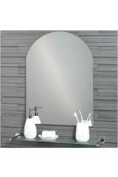Image of 'Hampton' Arched Mirror Large 70cm x 50cm