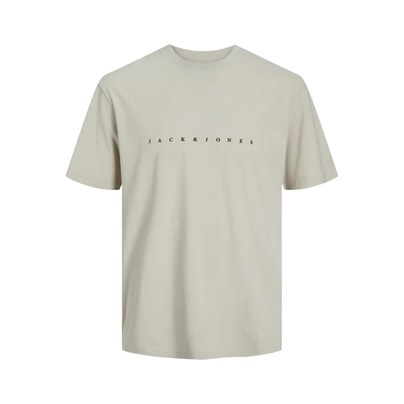 Image of jack & jones Jjestar Crew Neck T-Shirt beige Men S;M;L;XL;XXL