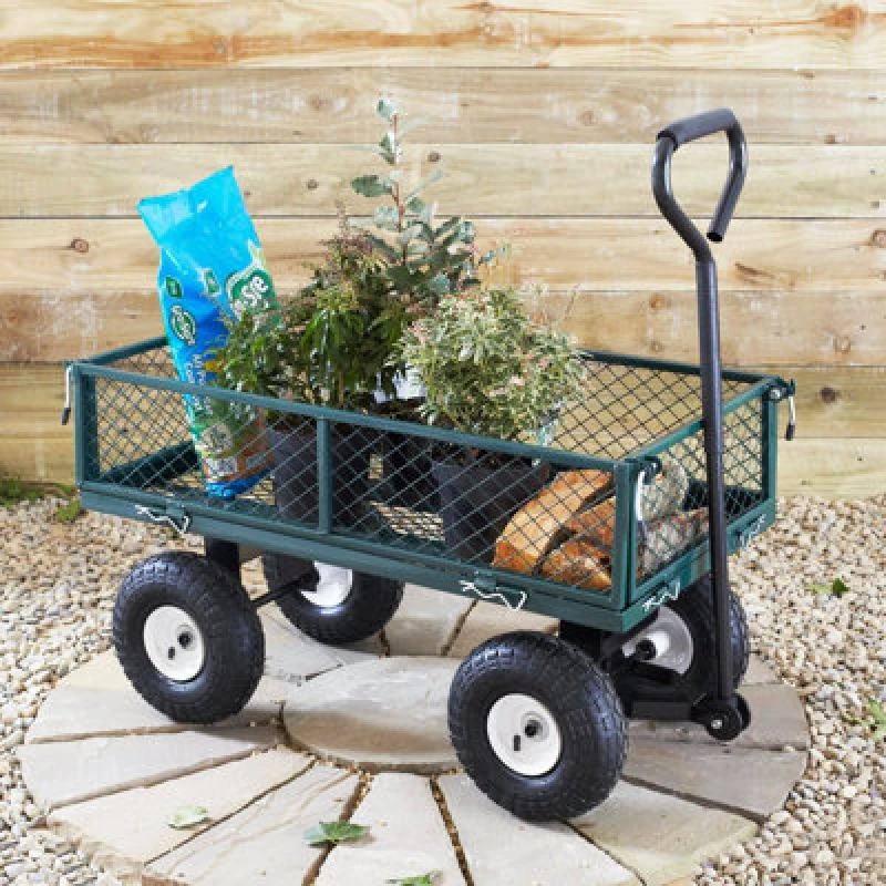 Image of Neo Heavy Duty Garden Outdoor Cart With Cover