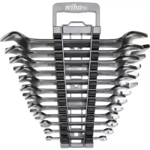Image of Wiha 44753 Double-ended open ring spanner set 13 Piece 7 - 32 mm