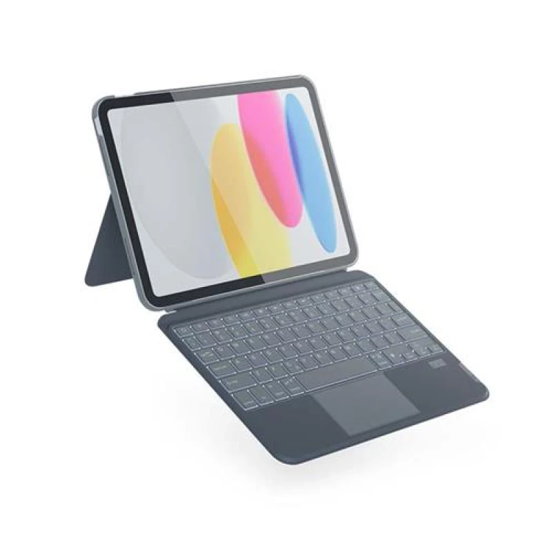 Image of Epico Epico Backlit iPad 10.2 Keyboard Case 2.0 - Grey