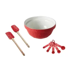 Image of Prestige Bake with Mickey Cake Baking Tools Set Red
