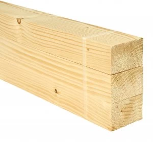 Image of Wickes Whitewood PSE 44 x 69 x 2400mm Pack 3
