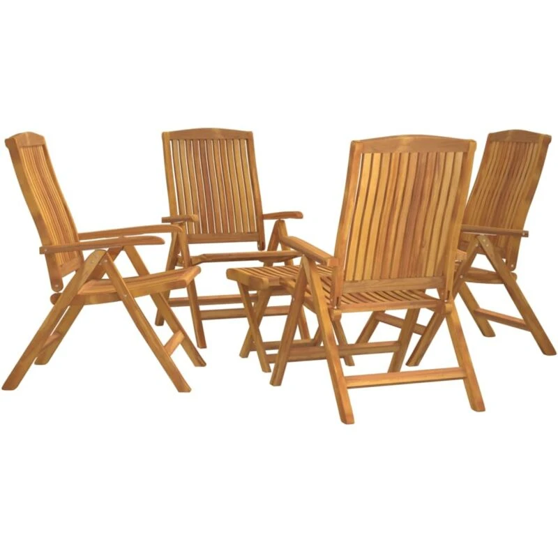 Image of VIDAXL 5 Piece Garden Lounge Set Solid Wood Teak Vidaxl 8720845886462