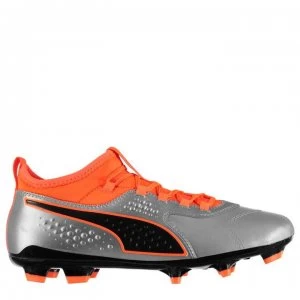 Image of Puma ONE 3 FG Football Boots - Orange/Black