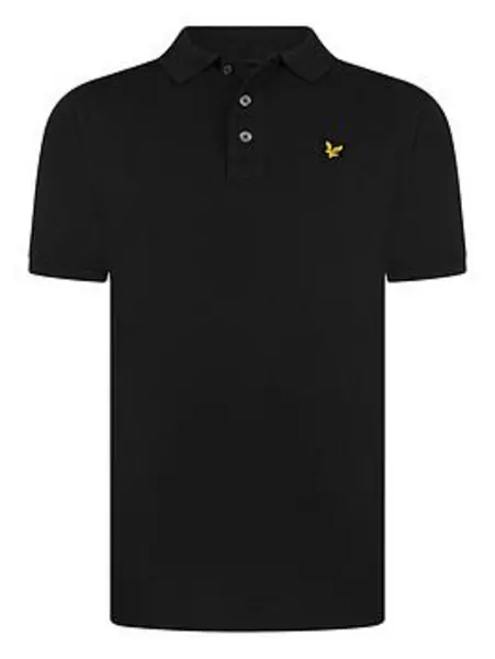 Image of Lyle & Scott True Black Junior Classic Polo Shirt Black Boys 10/11Y 162415UK