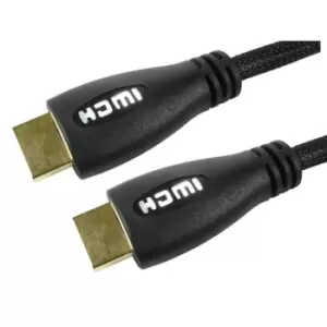 Image of Cables Direct 1m HDMI 1.4 High Speed with Ethernet Cable with White