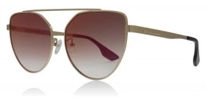 Image of McQ MQ0075S Sunglasses Gold / Pink 003 58mm