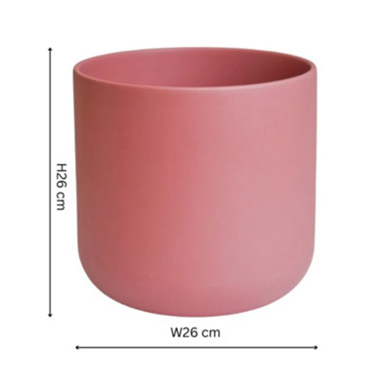 Image of Ivyline Lisbon Planter Blush Rose H26Cm D26Cm