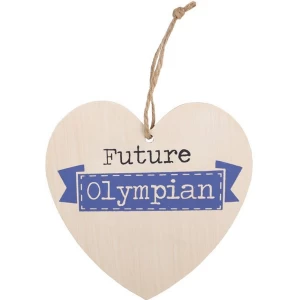 Image of Future Olympian Hanging Heart Sign