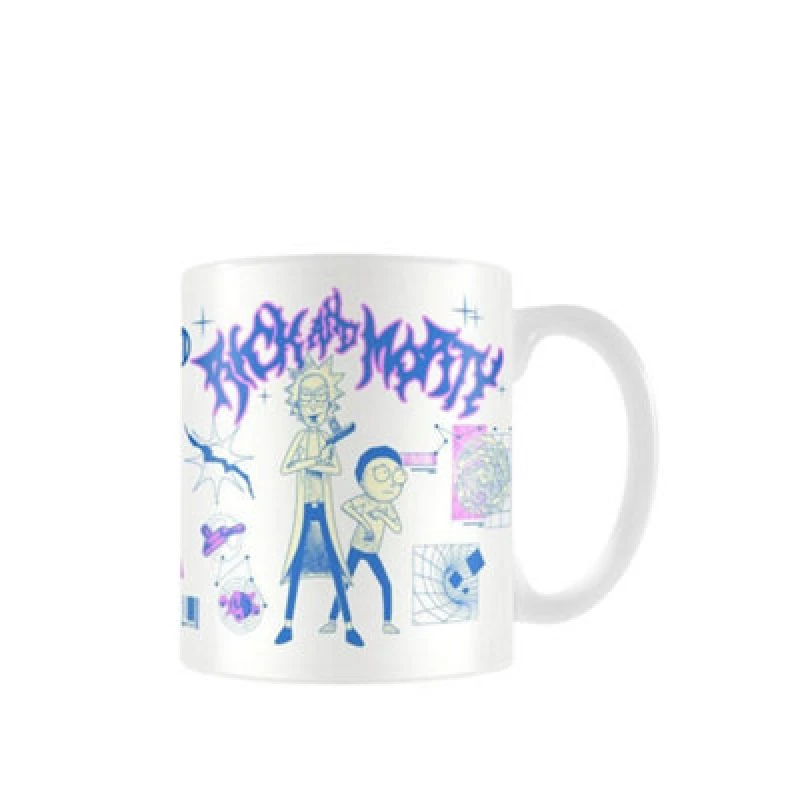 Image of Rick & Morty Rave Rickvival Mug White unisex