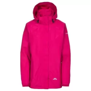 Image of Trespass Womens/Ladies Nasu II Waterproof Shell Jacket (XS) (Cerise)