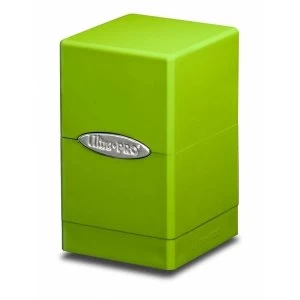 Image of Ultra Pro Lime Green Satin Tower Deck Box
