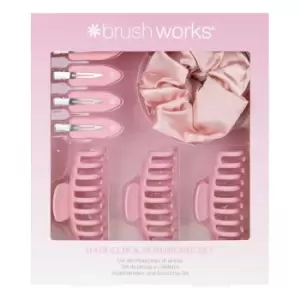 Image of brushworks Hair Clip & Scrunchie Set 10 pcs