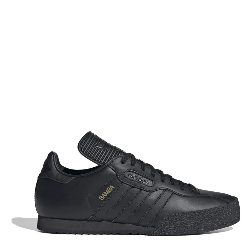 Image of adidas Kids Samba Super Low-Top Trainers Black/Gold male 3 (35.5)