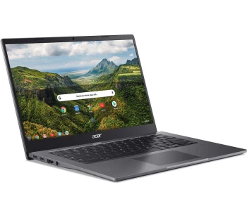 Image of ACER 514 14" Chromebook - Intel Pentium Gold, 128GB SSD, Grey, Silver/Grey