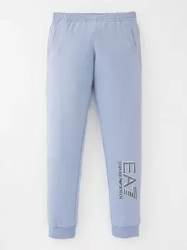 Image of EA7 Emporio Armani Boys Visibility Logo Joggers - Country Blue, Country Blue, Size 14 Years