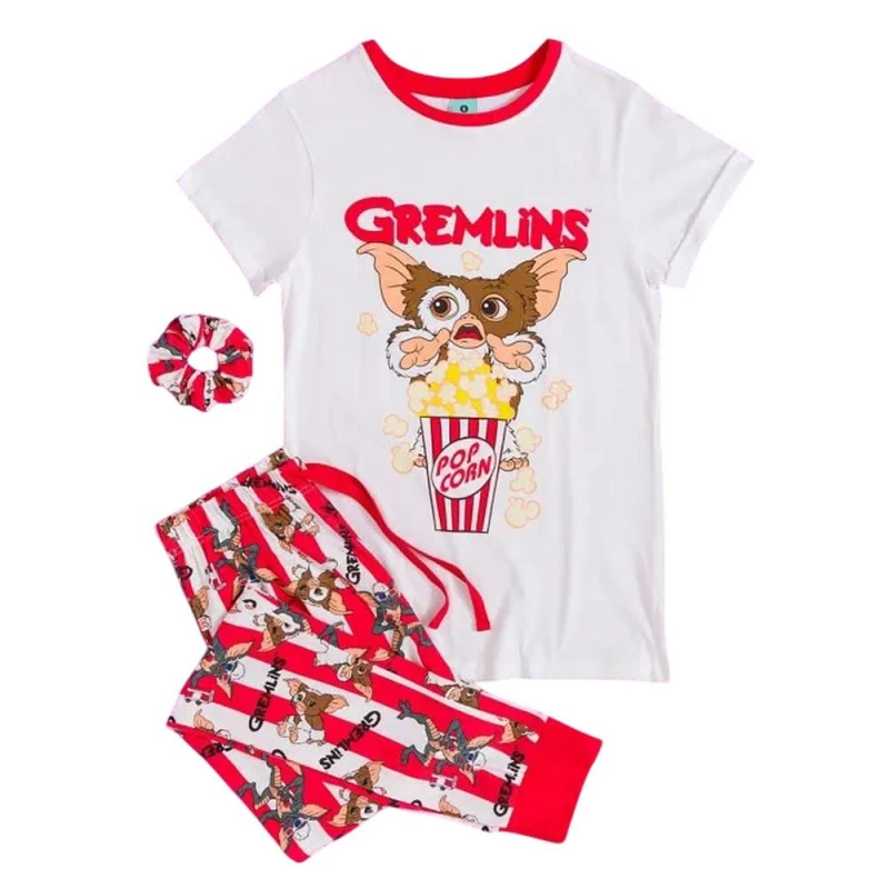 Image of Gremlins Womens Movie Night Gizmo Pyjama Set Size: Small Multicolor Female S