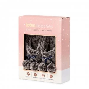 Image of Totes Totes Suedette Mule Ld - Navy