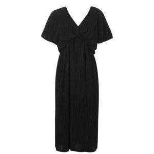 Image of Biba Plisse Dress - Black