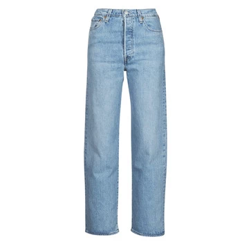 Image of Levis RIBCAGE STRAIGHT ANKLE womens Jeans in Blue - Sizes US 24 / 29,US 25 / 29,US 26 / 29,US 27 / 29,US 28 / 29,US 29 / 29,US 30 / 29,US 31 / 29,US 3
