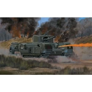Image of Churchill Crocodile 1:76 Vintage Classic Military Air Fix Model Kit