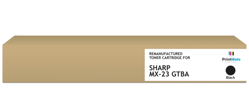 Image of PrintMate Sharp MX-23 GTBA. remanufactured toner. Black 18000p