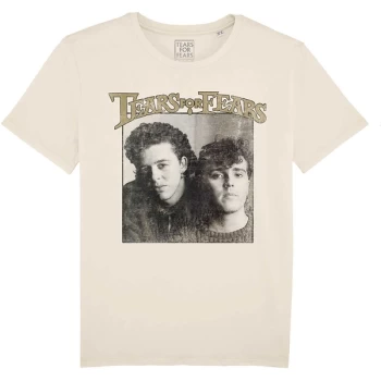 Image of Tears For Fears - Throwback Photo Unisex Medium T-Shirt - White