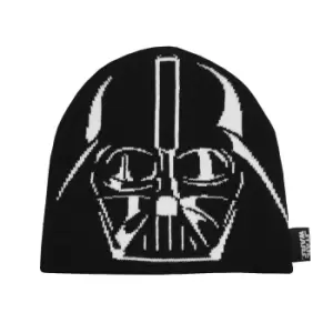 Image of Star Wars Face Darth Vader Beanie (One Size) (Black/White)