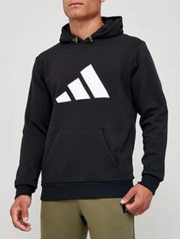 Image of adidas Future Icon Hoodie - Black, Size L, Men