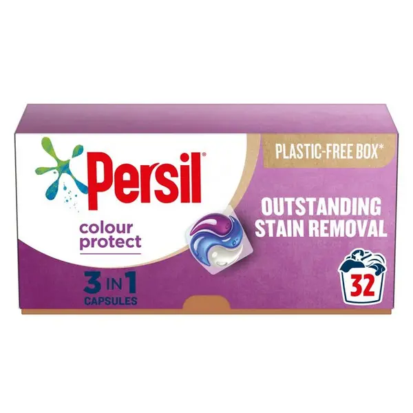 Image of Persil 3-in-1 Colour Protect Washing Capsules 32x Washes