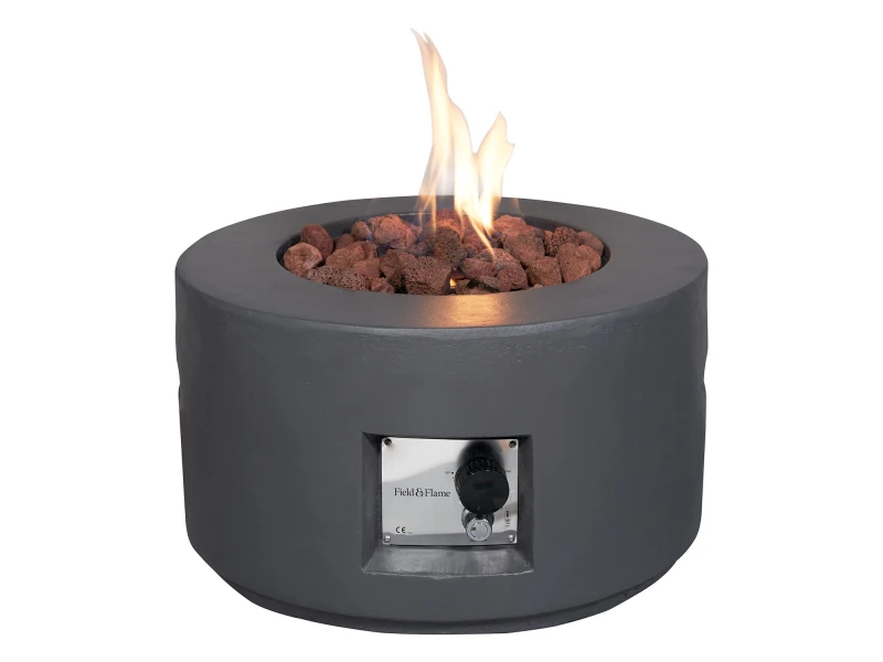 Image of Field & Flame Canna Gas Fire Pit in Grey Grey Unisex