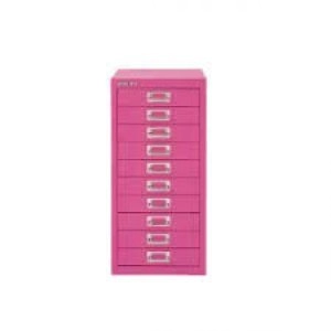 Image of Bisley 10 Drawer Cabinet Fuschia BY78742
