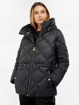 Image of Barbour International Napier Quilt Padded Jacket - Black