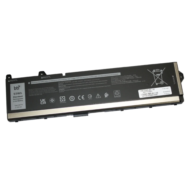 Image of BTI 451-BCYG compatible 93Wh 6-cell battery for DELL PRECISION 7670 76