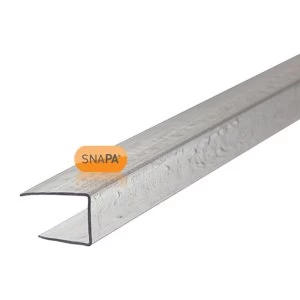 Image of Snapa 16mm Clear Polycarbonate C section 3m