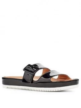Image of Ugg Cooper Flat Sandal - Black