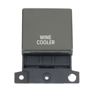 Image of Click Scolmore MiniGrid 20A Double-Pole Ingot Wine Cooler Switch Black Nickel - MD022BN-WC