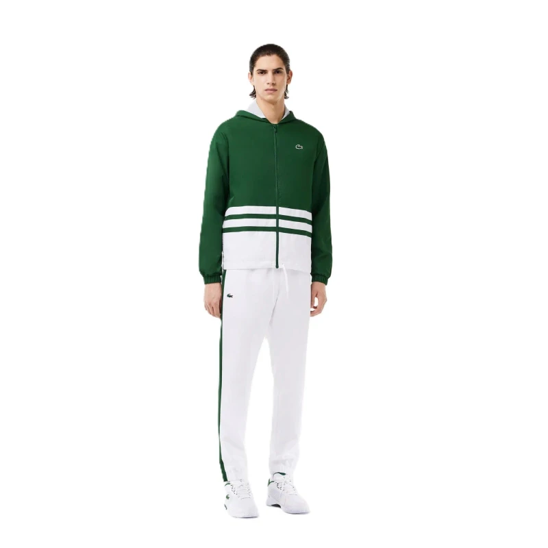 Image of Lacoste Tennis Tracksuit Green/White male XS