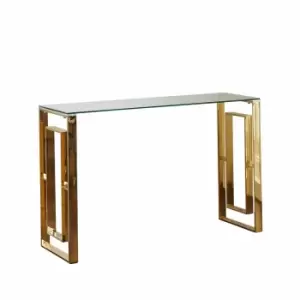 Image of Native Home & Lifestyle Milano Gold Plated Console Table