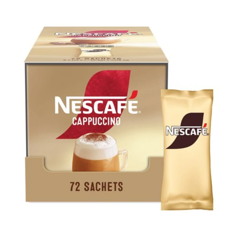 Image of Nescafe Cappuccino Sweetened Coffee Sachets (72 Pack) 12596949