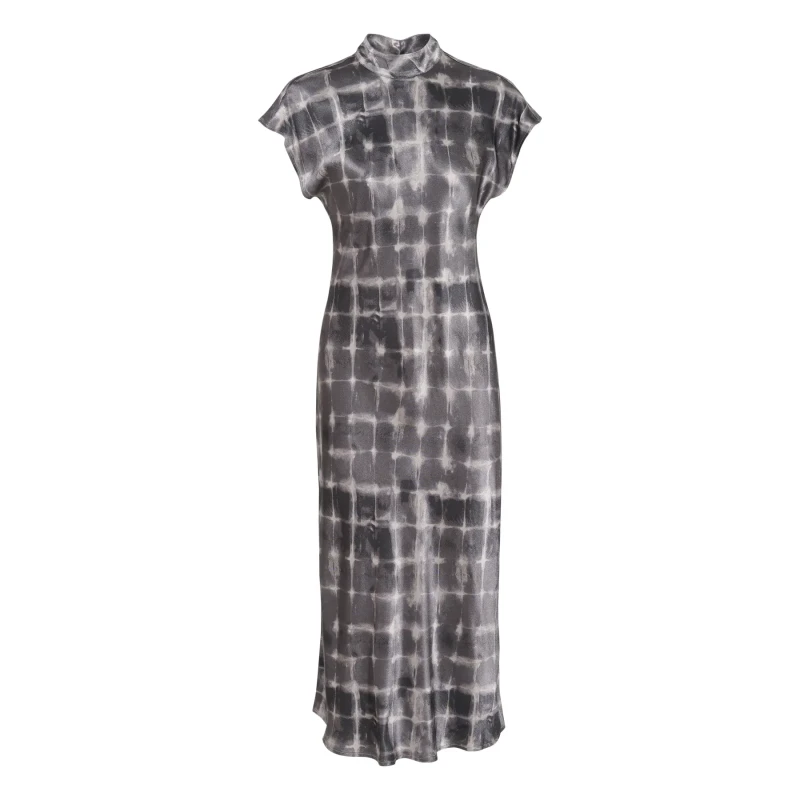 Image of culture Long womens t-shirt dress CULTURE Jelly Mirjam Marron Female 2XL